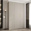 Armoire Como 4 a portes battantes H. 245 x L. 160 x P. 40, 3 portes