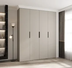 Armoire Como 4 a portes battantes H. 245 x L. 200 x P. 40, 4 portes