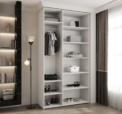 Armoire Como 2 a portes battantes H. 245 x L. 130 x P. 50, 3 portes
