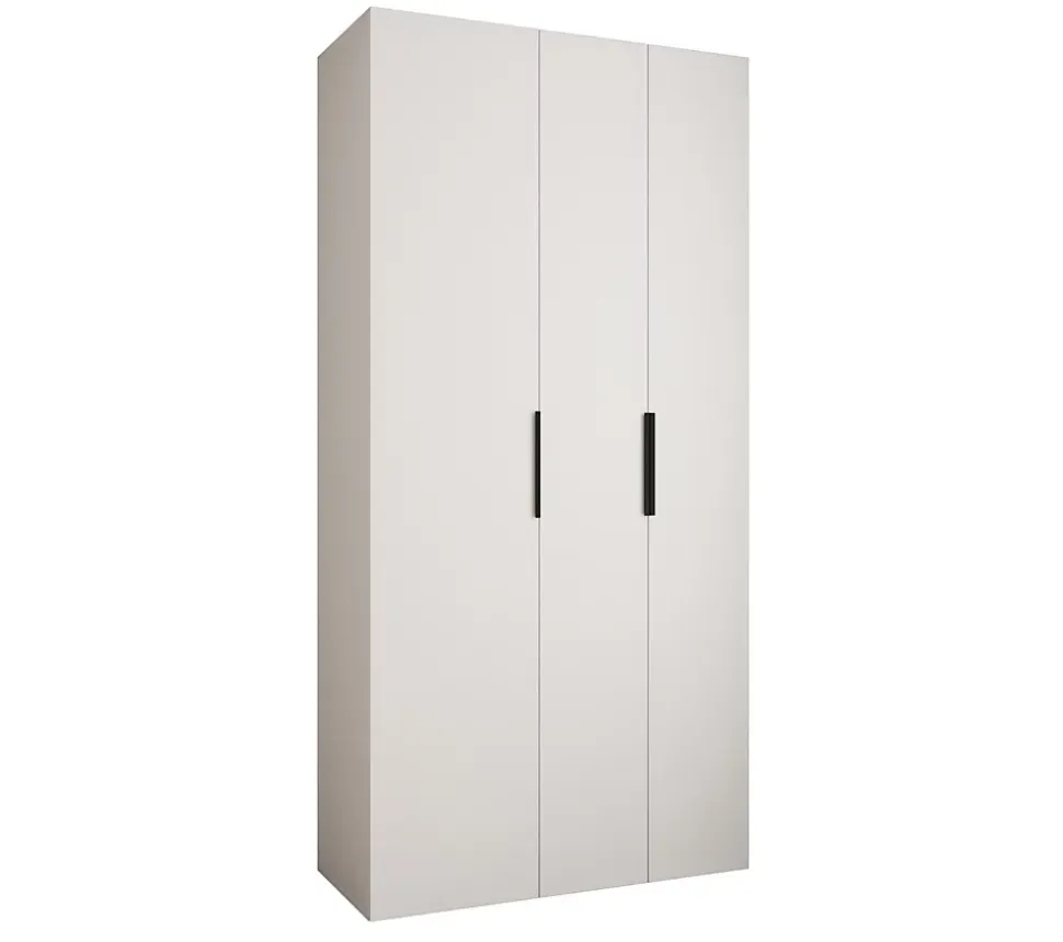Armoire Como 4 a portes battantes H. 245 x L. 120 x P. 40, 3 portes