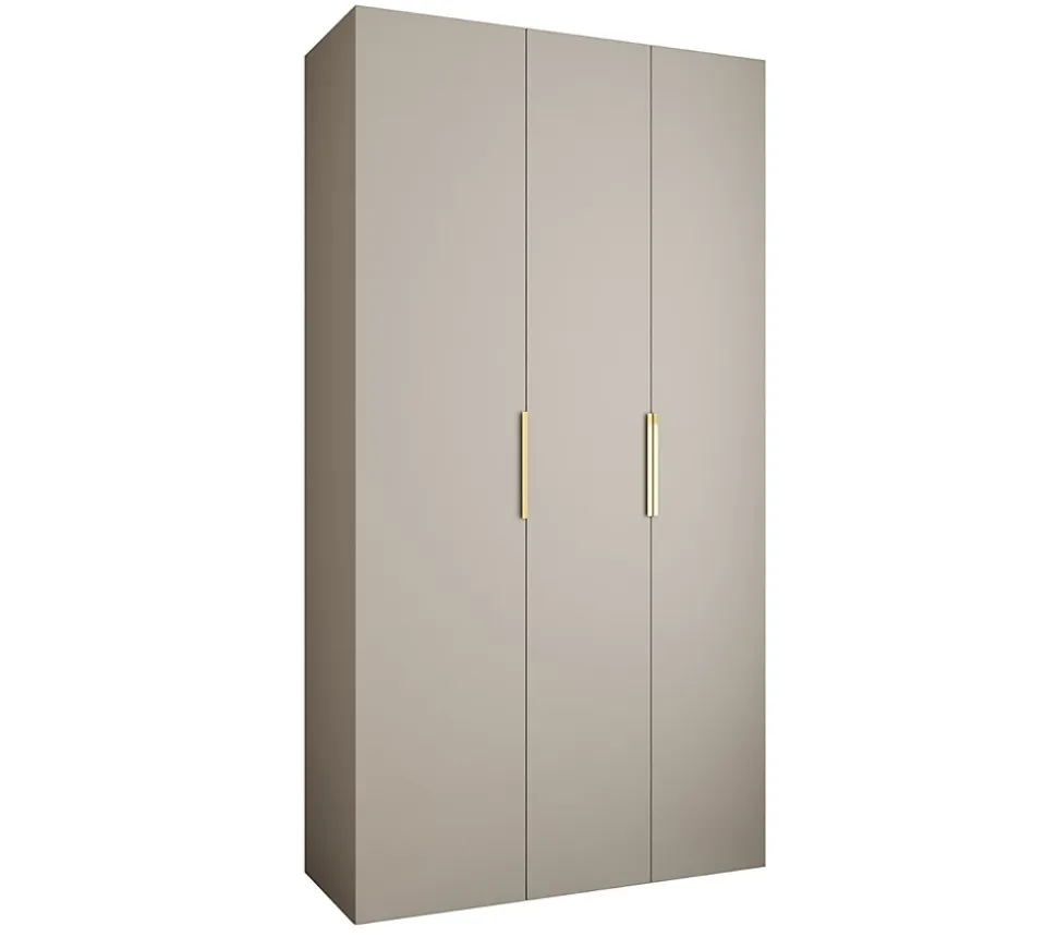 Armoire Como 4 a portes battantes H. 245 x L. 130 x P. 40, 3 portes
