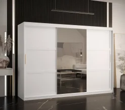 Armoire coulissante Ramiro 2 250, profondeur 62 blanc