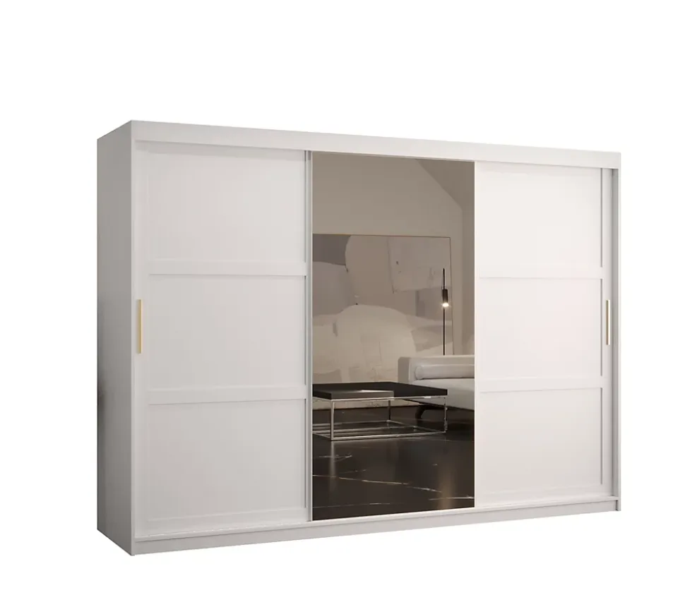 Armoire coulissante Ramiro 2 250, profondeur 62 blanc