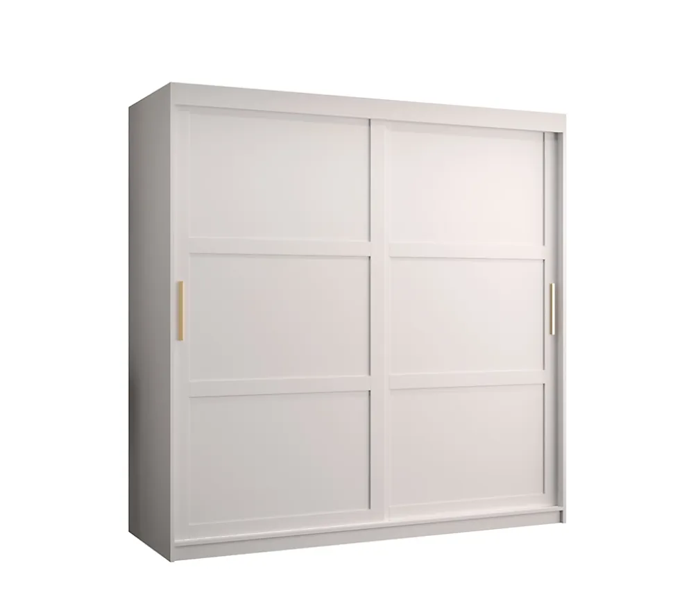 Armoire coulissante Ramiro 1 180, profondeur 62 blanc