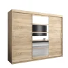Armoire coulissante Roma 1 250, profondeur 62 sonoma