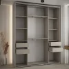 Armoire Dakota 4 a portes coulissantes 190/45/235,3 portes