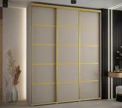 Armoire Dakota 4 a portes coulissantes 190/45/235,3 portes