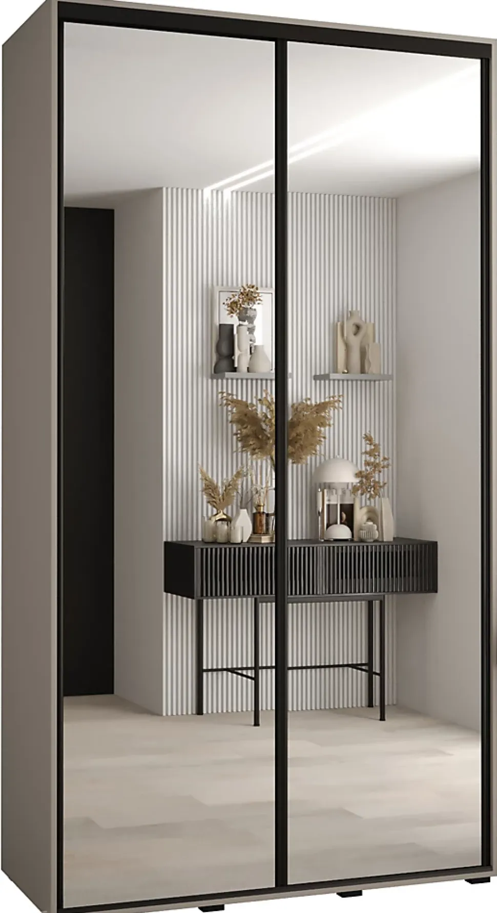 Armoire Dakota 2 a portes coulissantes 130/60/235,2 portes