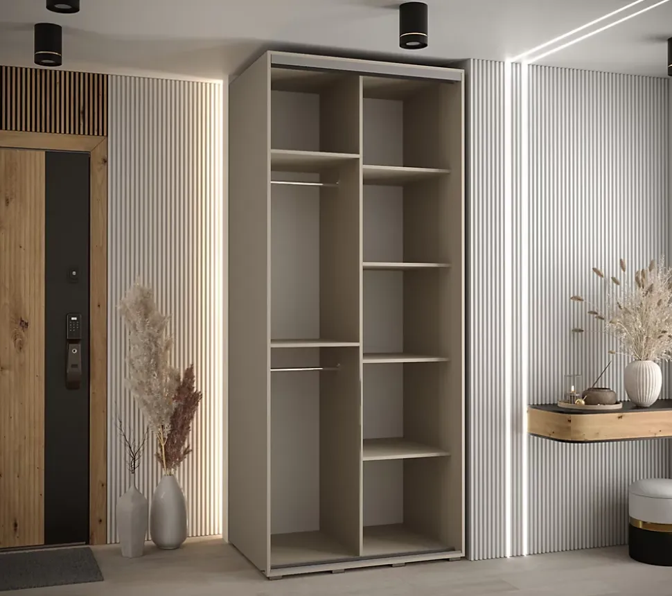 Armoire Dakota 2 a portes coulissantes 110/60/235,2 portes