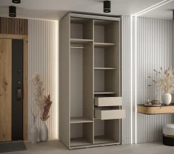 Armoire Dakota 1 a portes coulissantes 120/60/235,2 portes