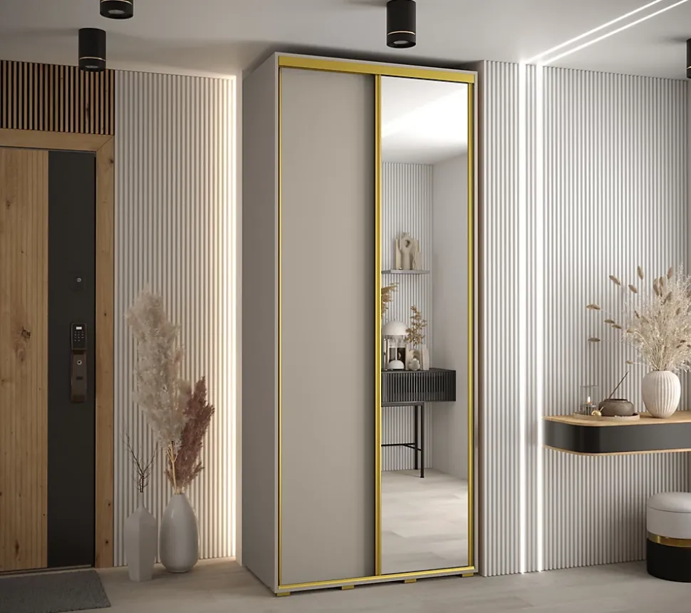 Armoire Dakota 3 a portes coulissantes 110/45/235,2 portes