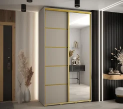 Armoire Dakota 5 a portes coulissantes 130/60/235,2 portes