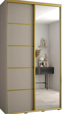 Armoire Dakota 5 a portes coulissantes 130/60/235,2 portes