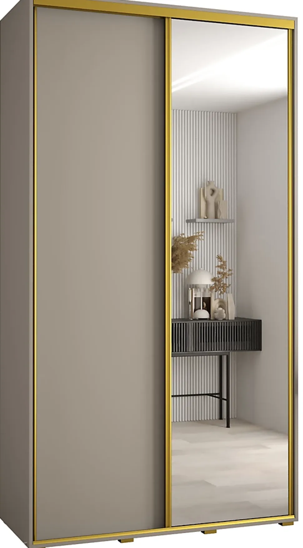 Armoire Dakota 3 a portes coulissantes 130/45/235,2 portes