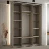 Armoire Dakota 3 a portes coulissantes 160/60/235,3 portes