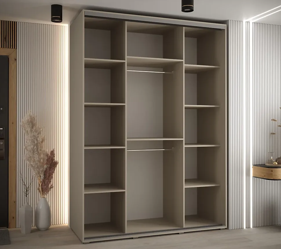 Armoire Dakota 3 a portes coulissantes 160/60/235,3 portes
