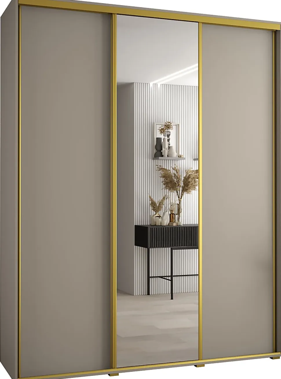 Armoire Dakota 3 a portes coulissantes 190/60/235,3 portes