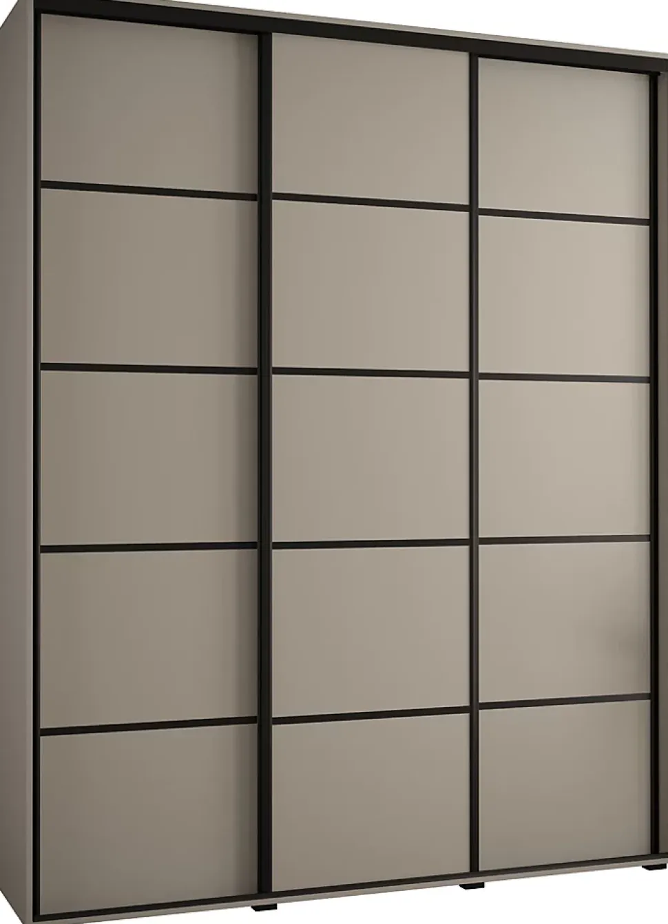 Armoire Dakota 4 a portes coulissantes 190/60/235,3 portes