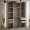 Armoire Dakota 2 a portes coulissantes 170/60/235,3 portes