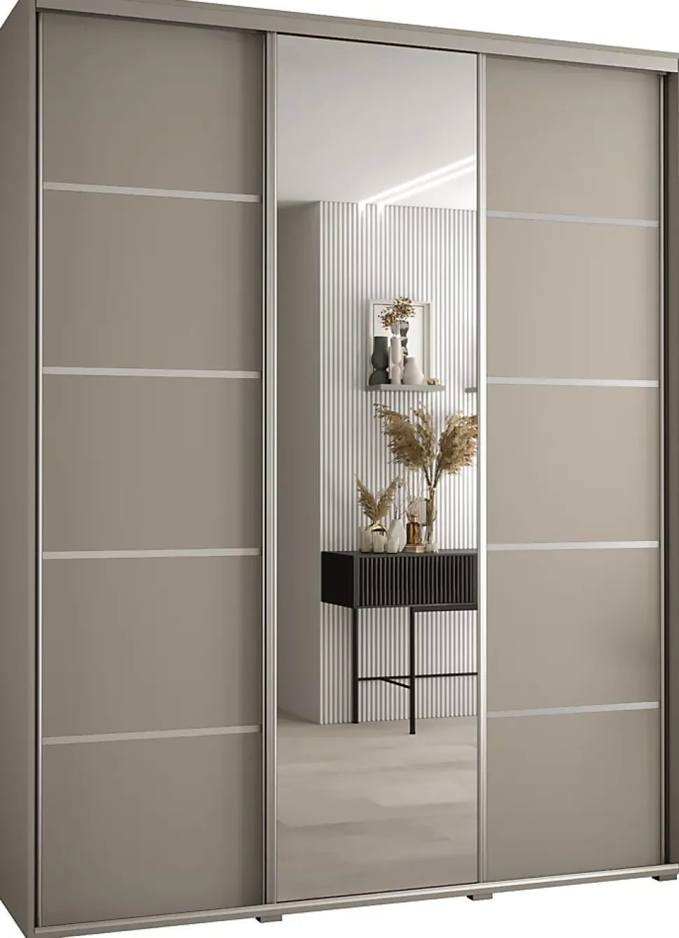 Armoire Dakota 5 a portes coulissantes 190/45/235,3 portes