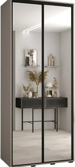 Armoire Dakota 2 a portes coulissantes 110/45/235,2 portes