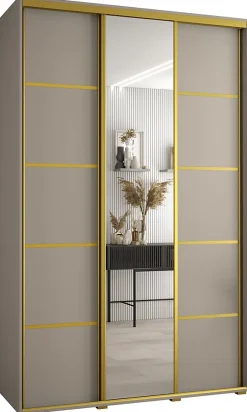 Armoire Dakota 5 a portes coulissantes 160/45/235,3 portes