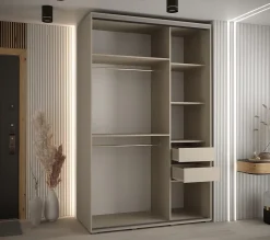Armoire Dakota 2 a portes coulissantes 150/60/235,3 portes