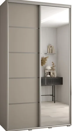 Armoire Dakota 5 a portes coulissantes 130/45/235,2 portes