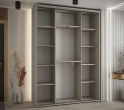Armoire Dakota 4 a portes coulissantes 180/45/235,3 portes