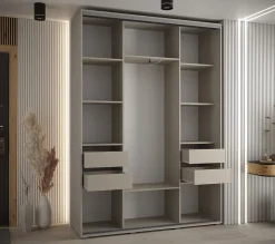 Armoire Dakota 3 a portes coulissantes 180/45/235,3 portes