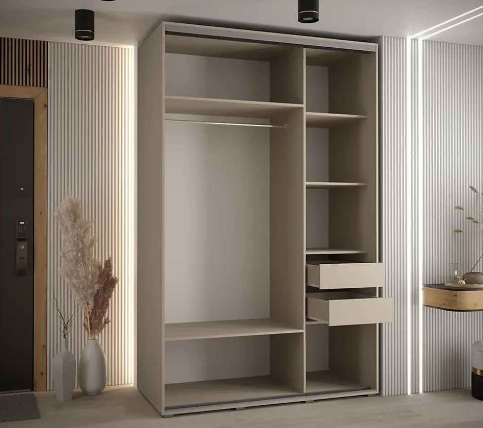 Armoire Dakota 1 a portes coulissantes 150/60/235,3 portes