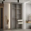Armoire Dakota 4 a portes coulissantes 120/45/235,2 portes