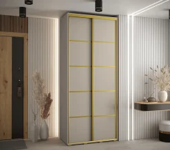 Armoire Dakota 4 a portes coulissantes 120/45/235,2 portes