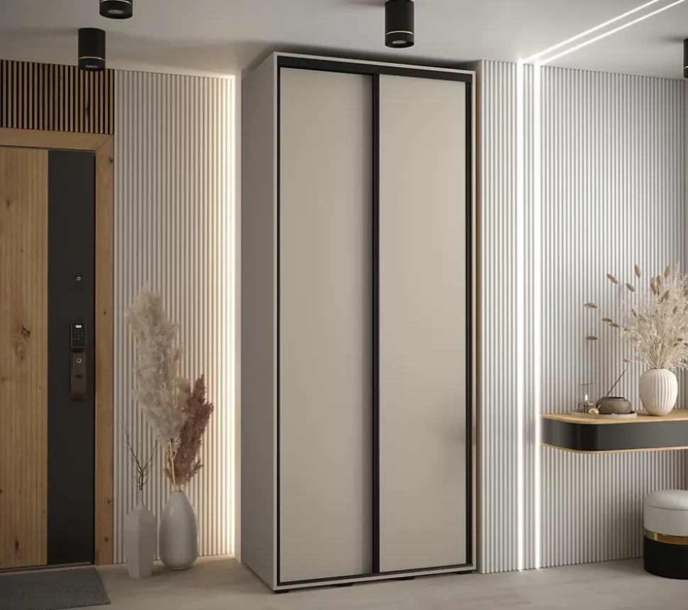 Armoire Dakota 1 a portes coulissantes 110/45/235,2 portes