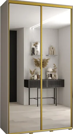 Armoire Dakota 2 a portes coulissantes 140/45/235,2 portes