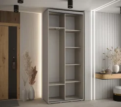 Armoire Dakota 2 a portes coulissantes 120/45/235,2 portes