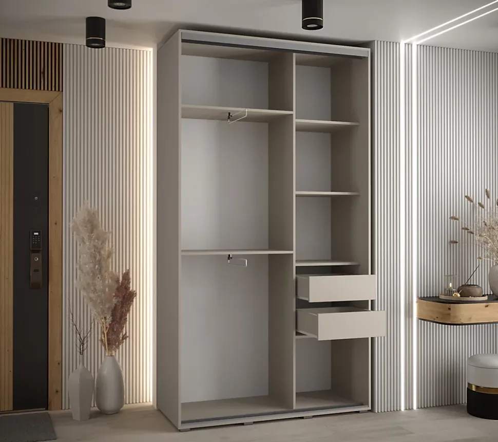 Armoire Dakota 1 a portes coulissantes 130/45/235,2 portes