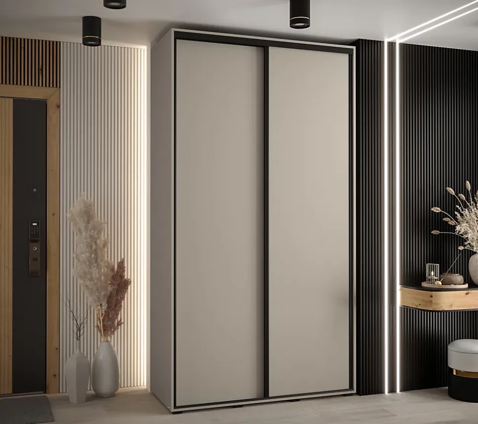 Armoire Dakota 1 a portes coulissantes 130/45/235,2 portes