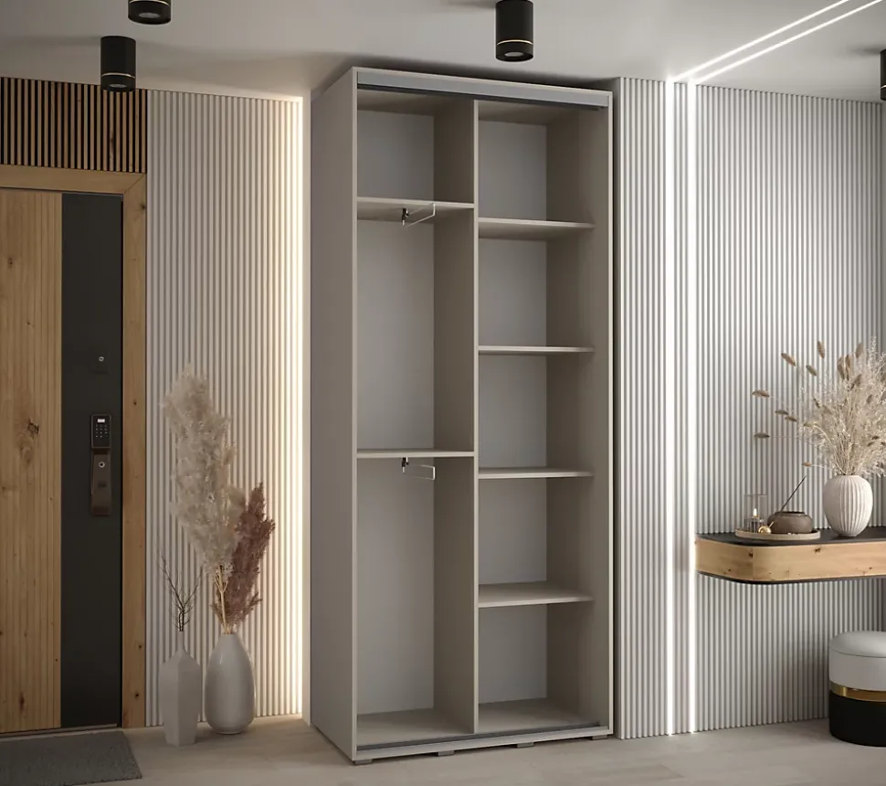 Armoire Dakota 1 a portes coulissantes 120/45/235,2 portes