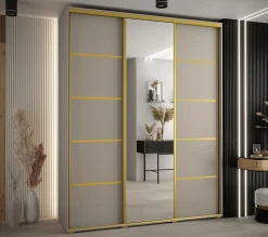 Armoire Dakota 5 a portes coulissantes 190/60/235,3 portes