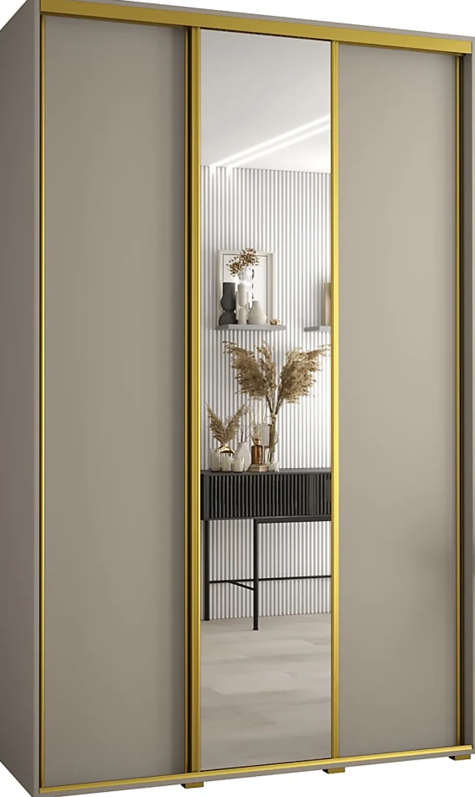 Armoire Dakota 3 a portes coulissantes 150/60/235,3 portes
