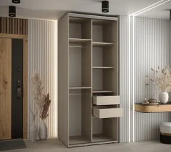 Armoire Dakota 3 a portes coulissantes 100/60/235,2 portes
