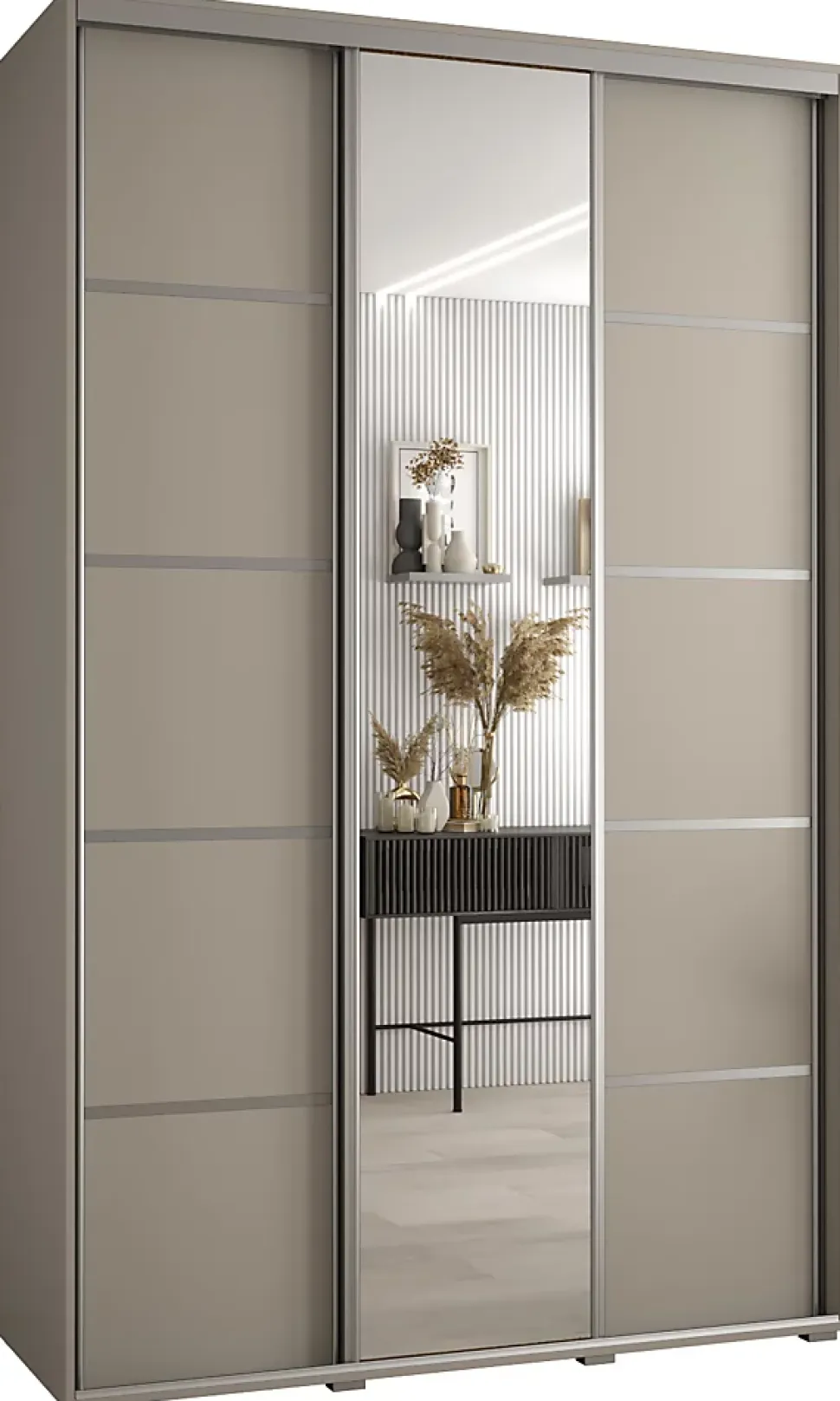 Armoire Dakota 5 a portes coulissantes 150/60/235,3 portes
