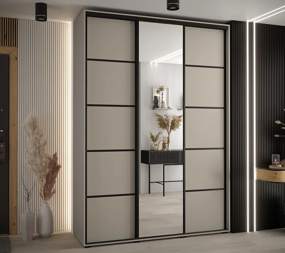 Armoire Dakota 5 a portes coulissantes 170/60/235,3 portes
