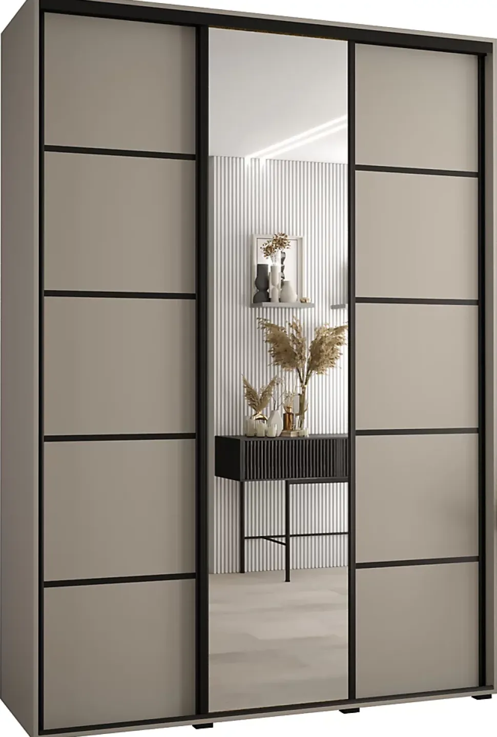 Armoire Dakota 5 a portes coulissantes 170/60/235,3 portes