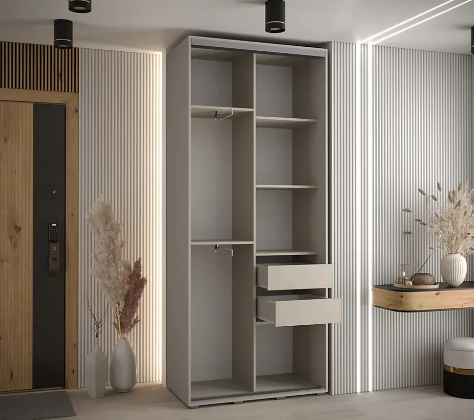 Armoire Dakota 1 a portes coulissantes 120/45/235,2 portes