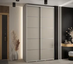 Armoire Dakota 4 a portes coulissantes 140/45/235,2 portes