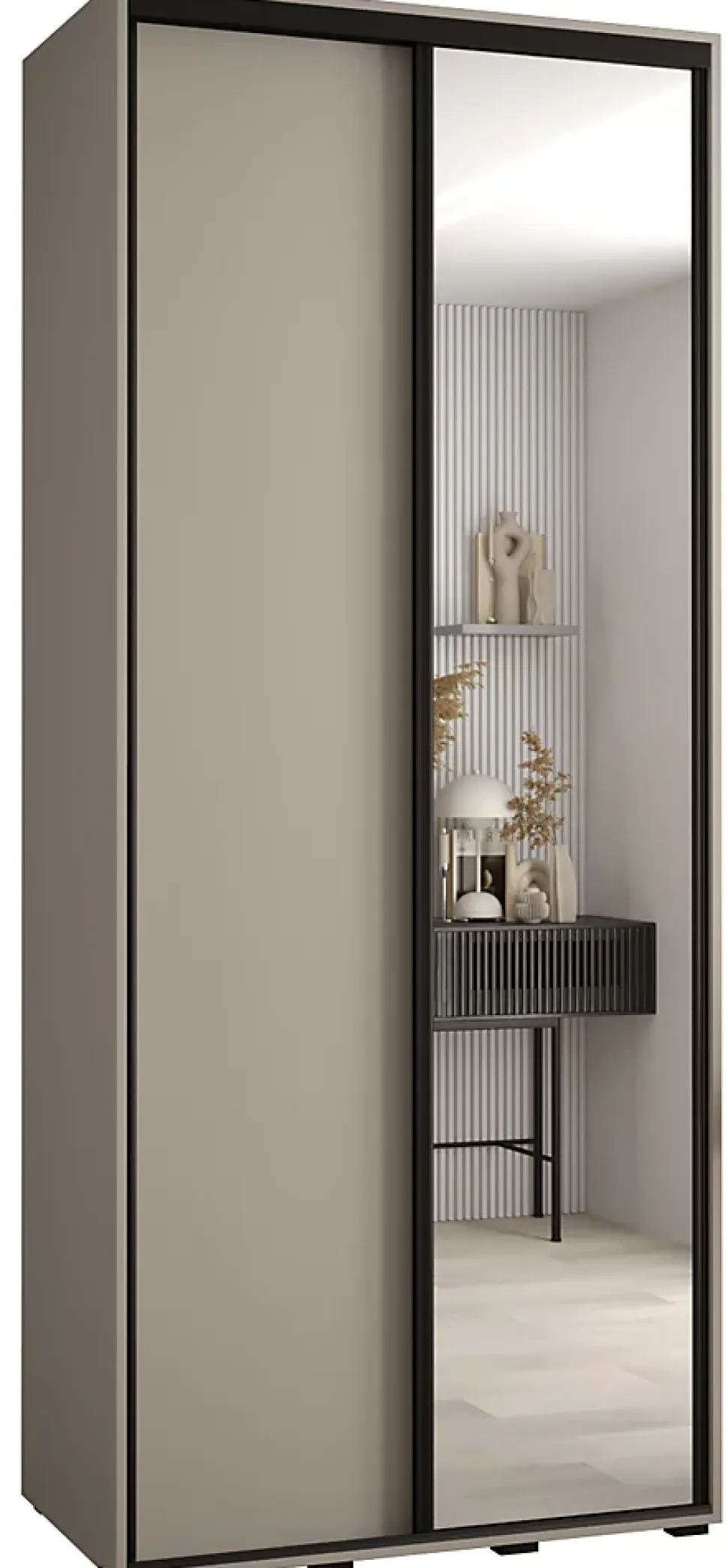 Armoire Dakota 3 a portes coulissantes 110/45/235,2 portes