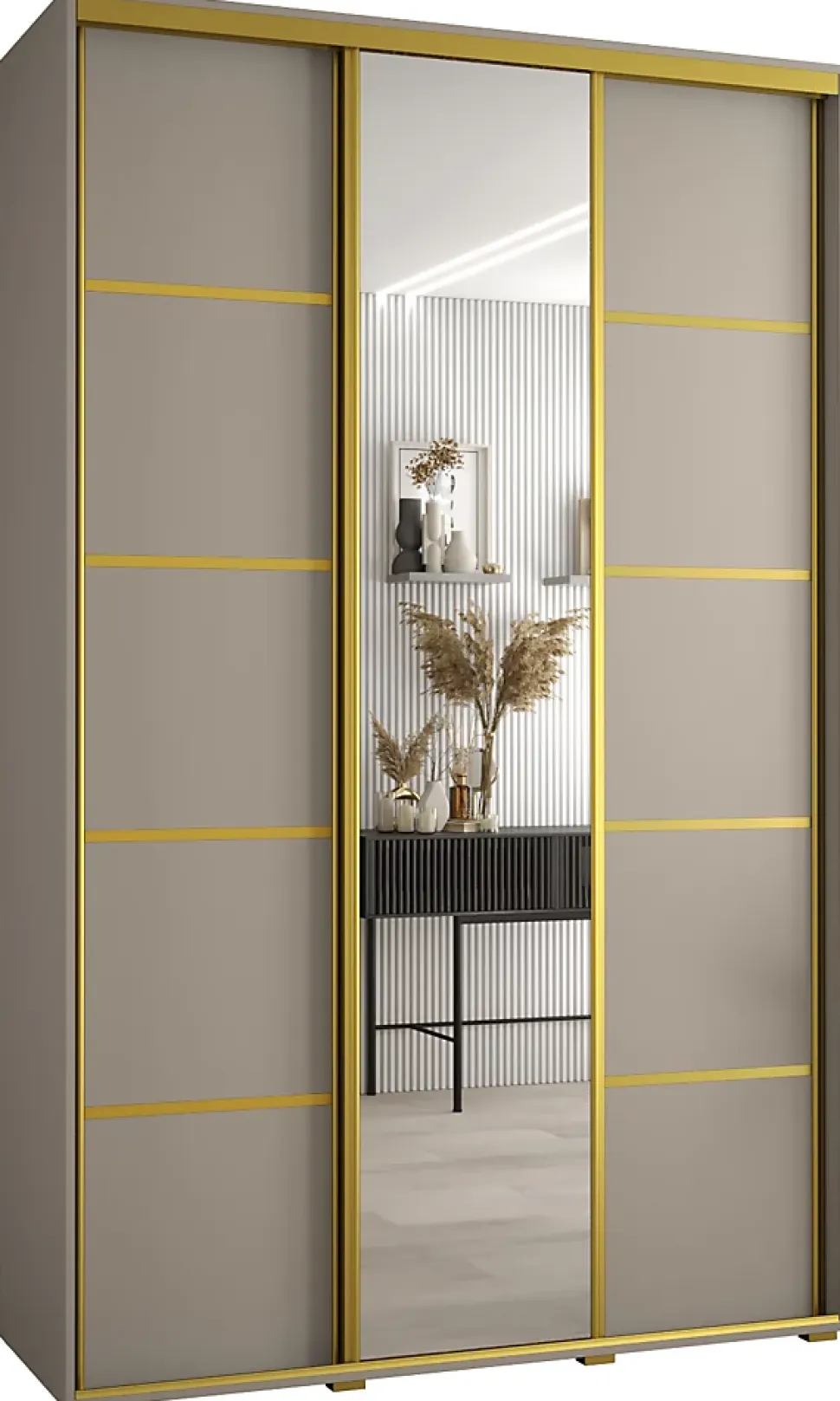 Armoire Dakota 5 a portes coulissantes 160/60/235,3 portes