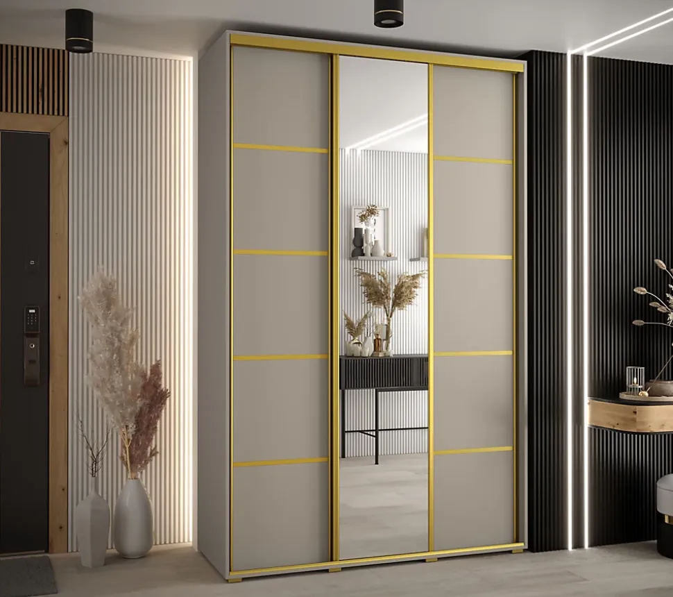 Armoire Dakota 5 a portes coulissantes 160/60/235,3 portes